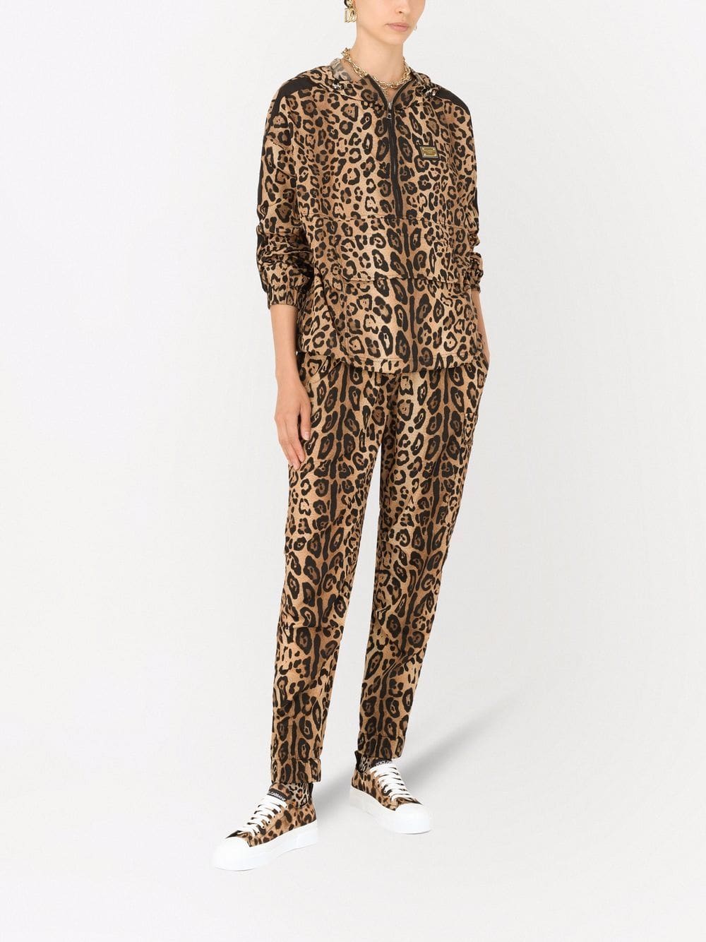 Dolce & Gabbana leopard-print hooded jacket - Image 2