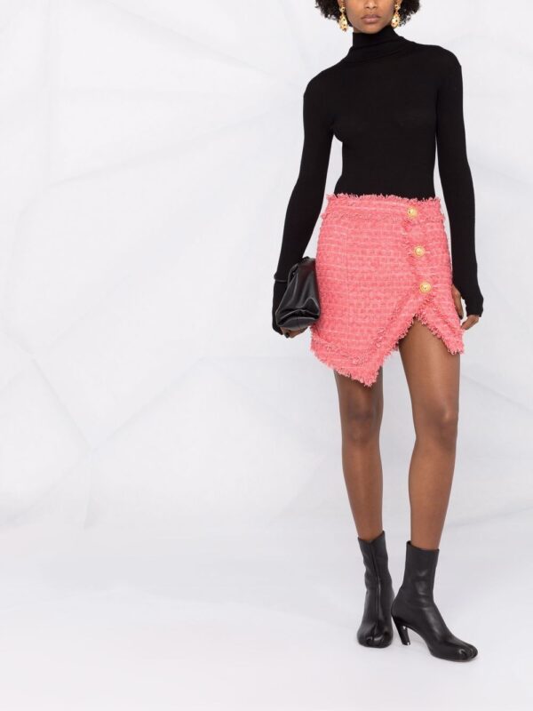 Balmain  textured-tweed mini skirt - Image 2