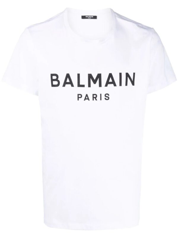 Balmain  logo-print cotton T-shirt
