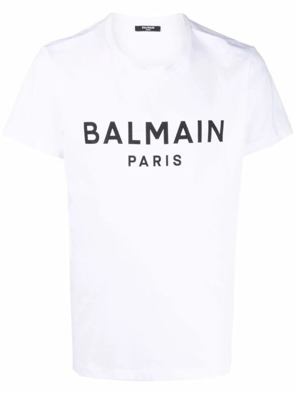 Balmain  logo-print cotton T-shirt