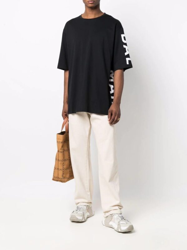 Balmain  side logo-print oversize T-shirt - Image 2