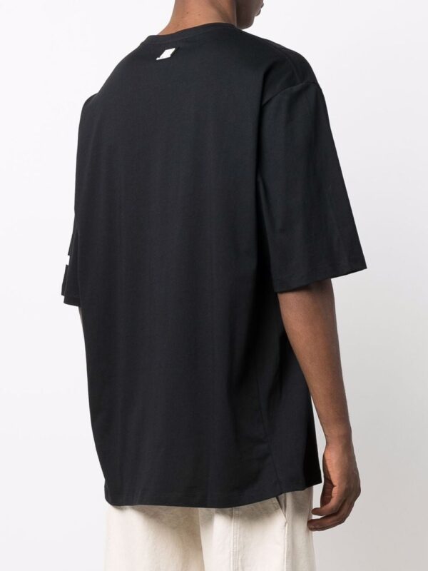 Balmain  side logo-print oversize T-shirt - Image 4