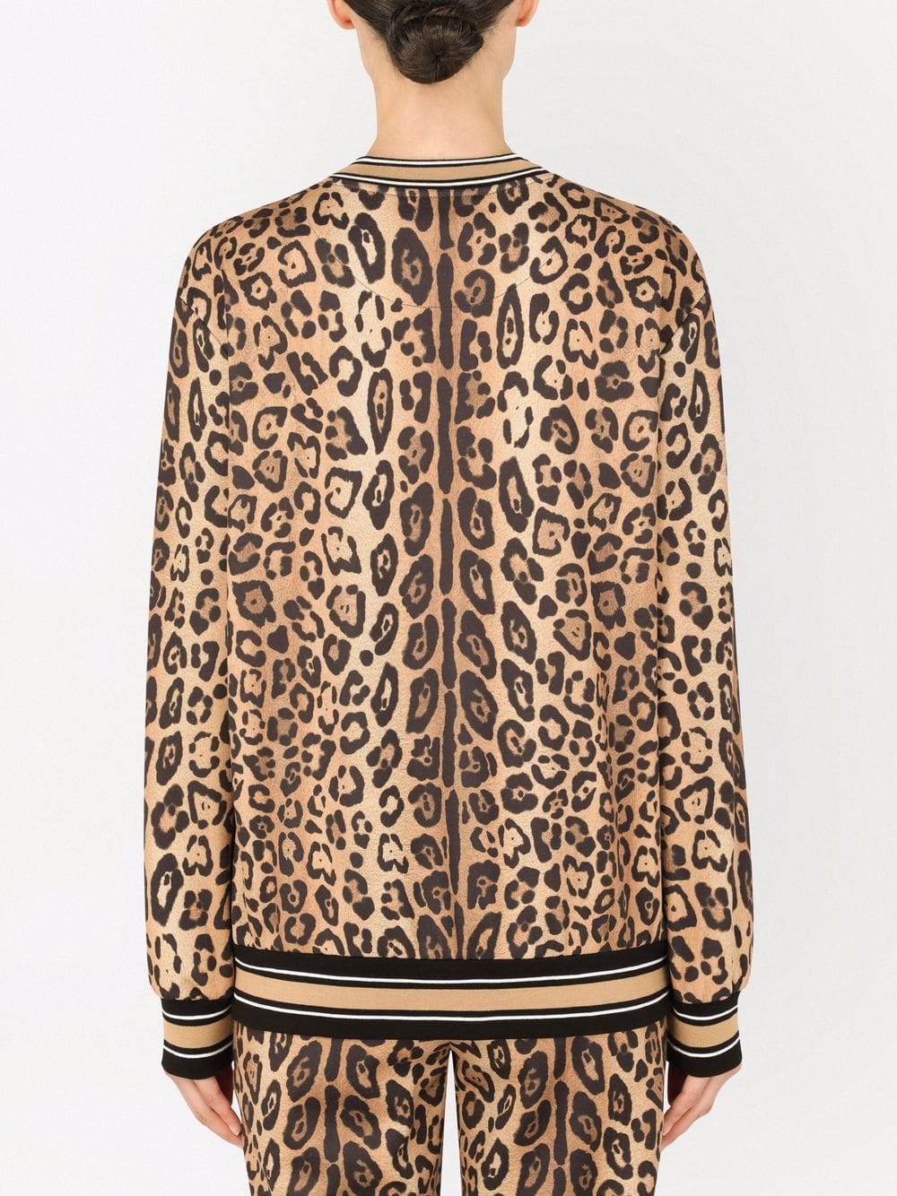 Dolce & Gabbana leopard-print jersey sweatshirt - Image 4