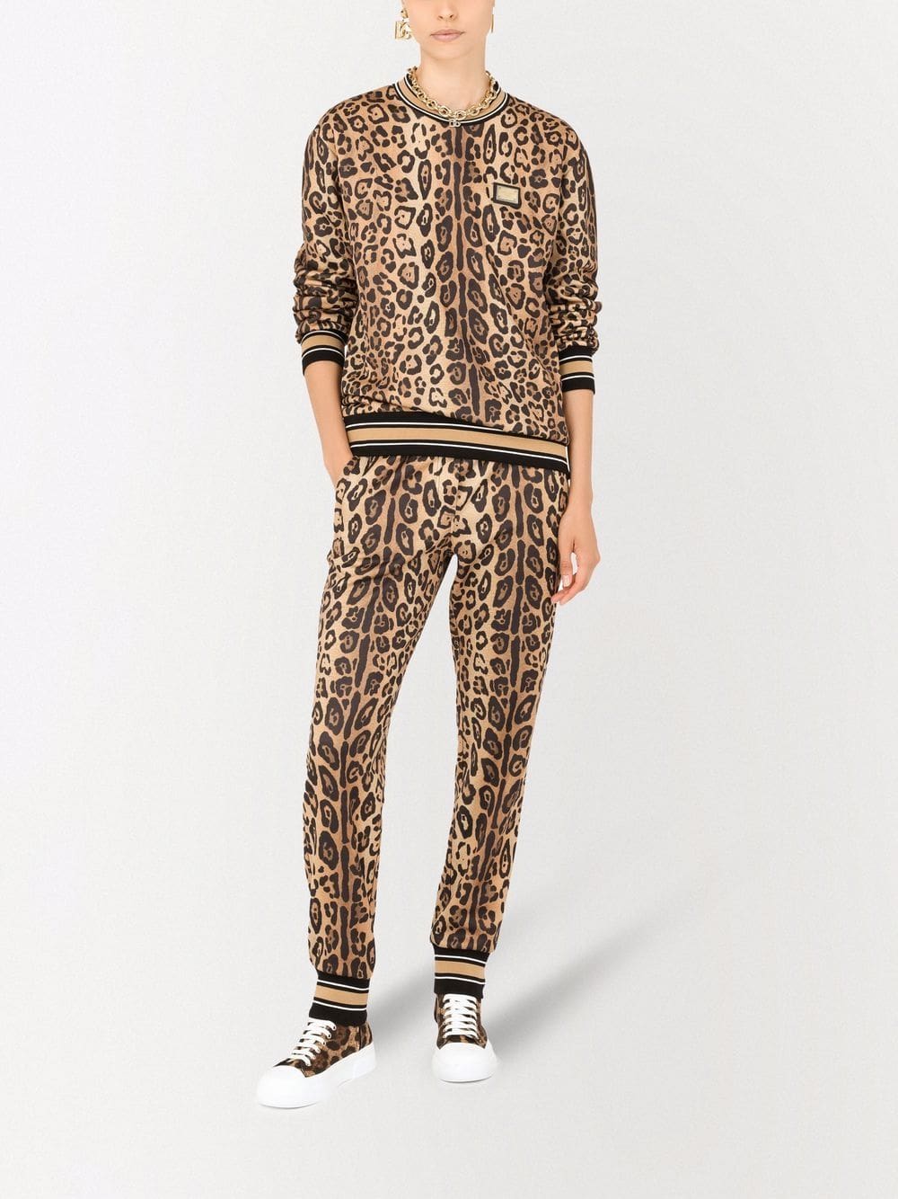 Dolce & Gabbana leopard-print jersey sweatshirt - Image 2