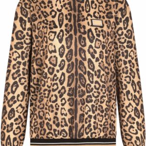 Dolce & Gabbana leopard-print jersey sweatshirt
