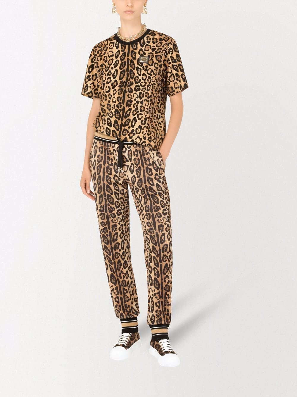 Dolce & Gabbana leopard-print short-sleeve T-shirt - Image 2