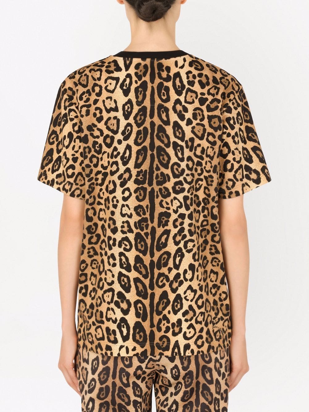 Dolce & Gabbana leopard-print short-sleeve T-shirt - Image 4