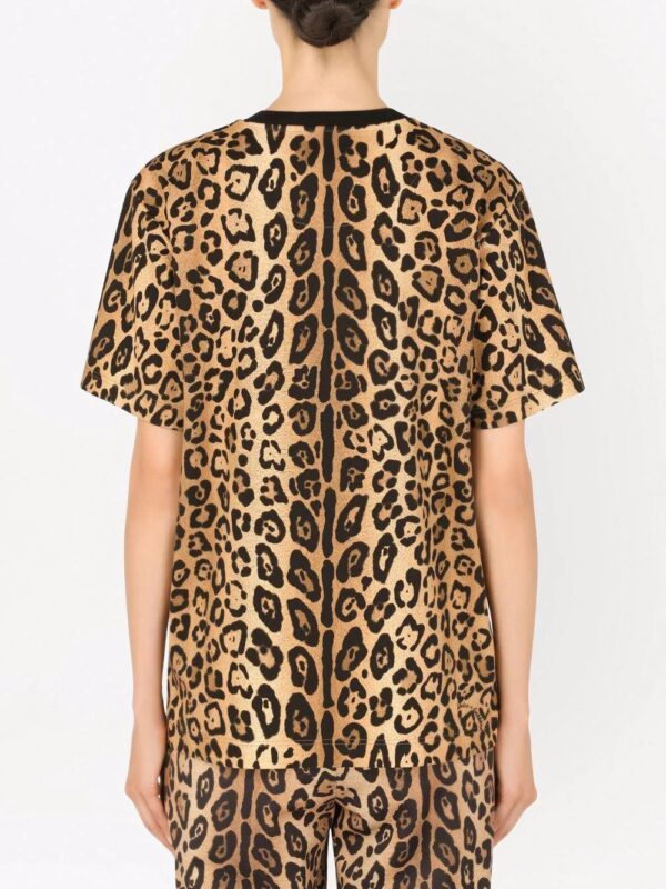 Dolce & Gabbana  leopard-print T-shirt - Image 4