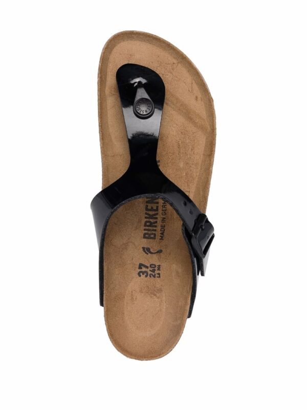 Birkenstock  Gizeh patent-leather sandals - Image 4