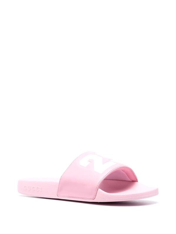 Gucci  Pursuit leather slides - Image 2