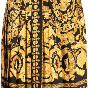 Versace  Barocco pleated skirt