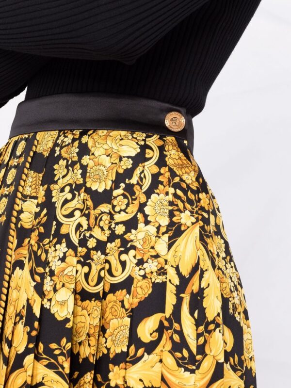 Versace  Barocco pleated skirt - Image 3