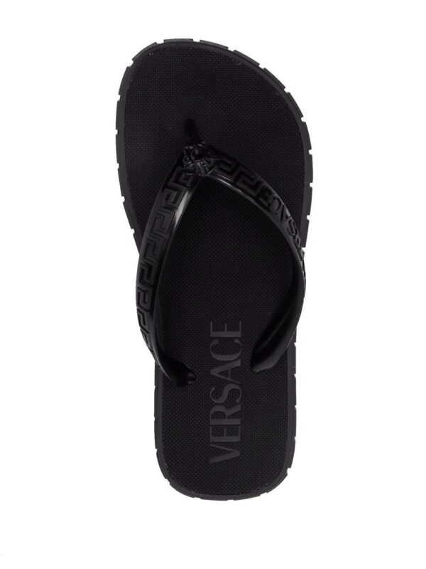 Versace  Greca-motif flip flops - Image 4
