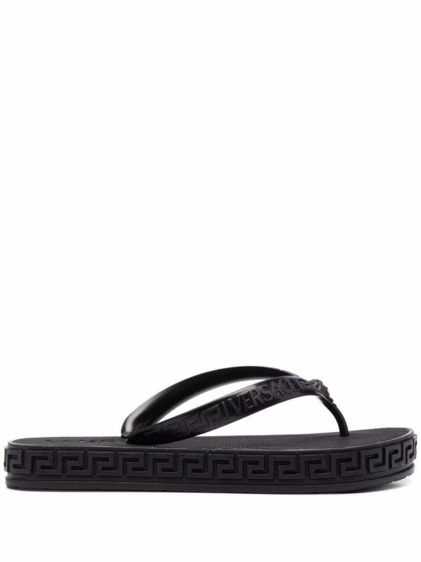 Versace  Greca-motif flip flops