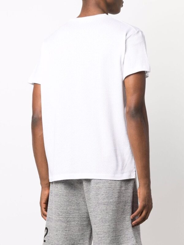Dsquared2  logo-print mesh T-shirt - Image 4