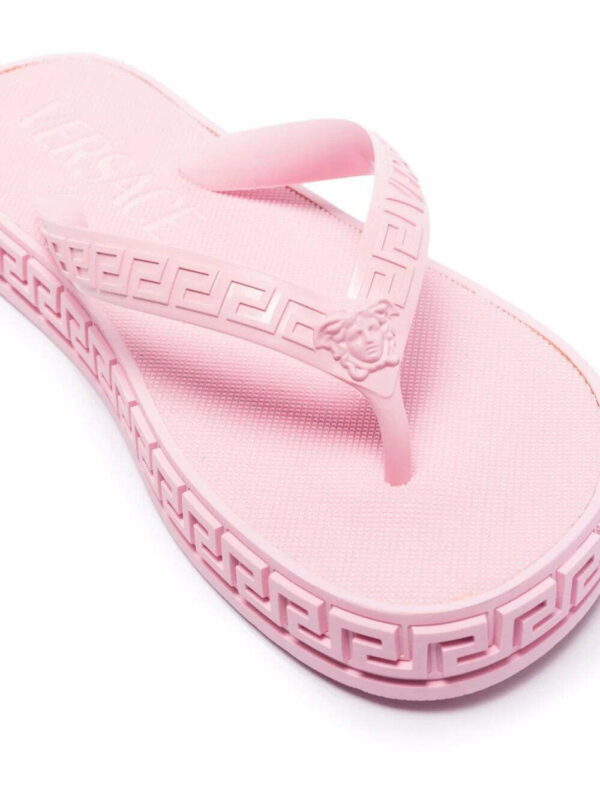 Versace  Greca-embossed flip flops - Image 2