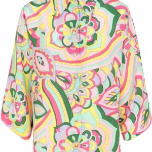 Dolce & Gabbana abstract-print silk shirt