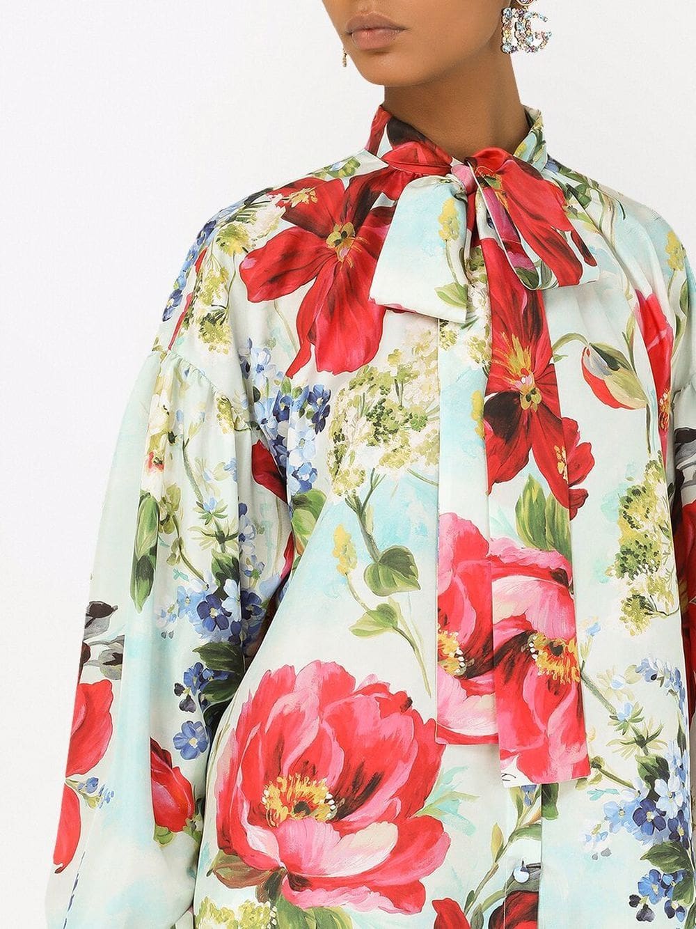 Dolce & Gabbana floral-print silk shirt - Image 5