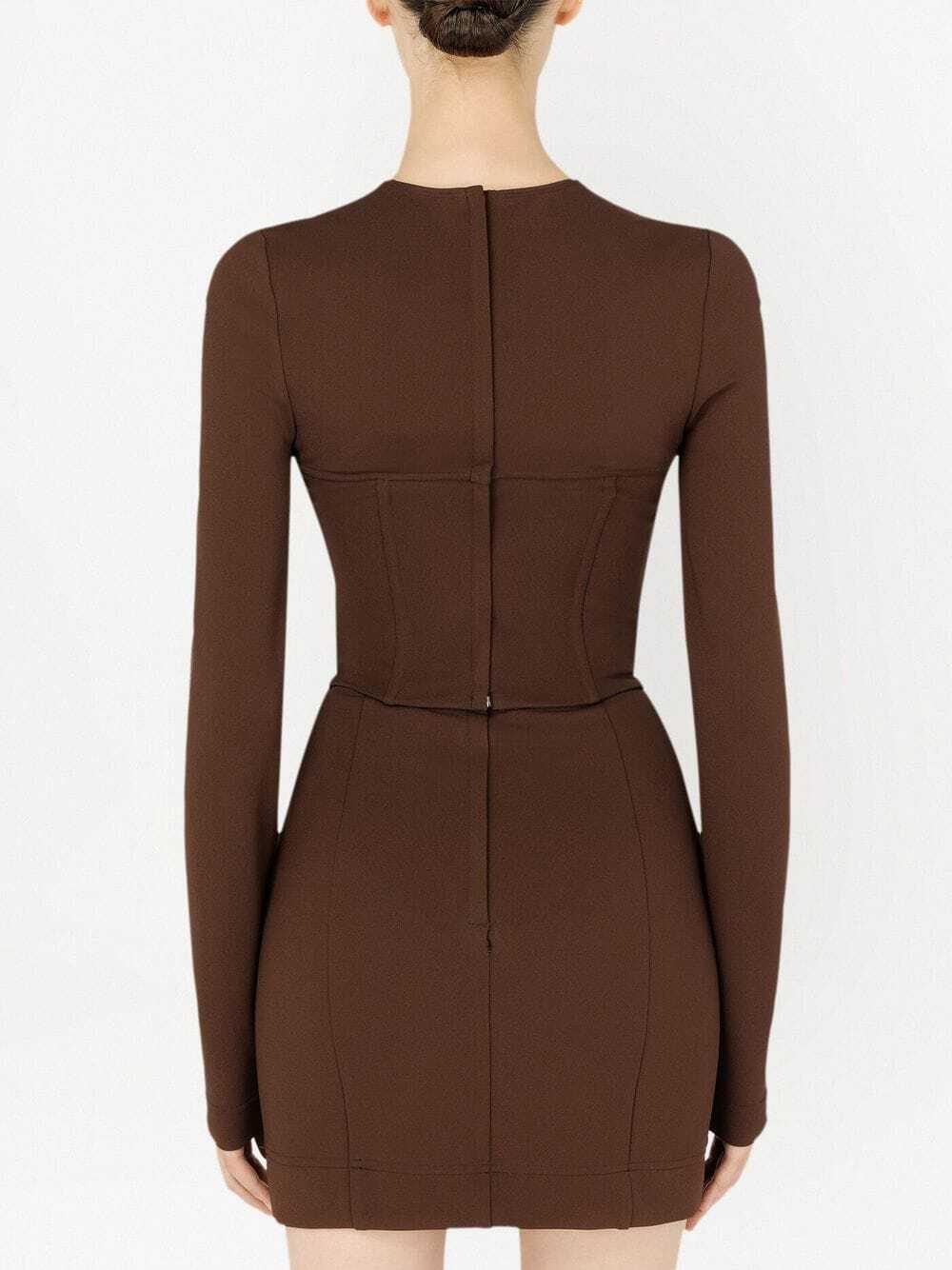 Dolce & Gabbana long-sleeved corset-top - Image 4