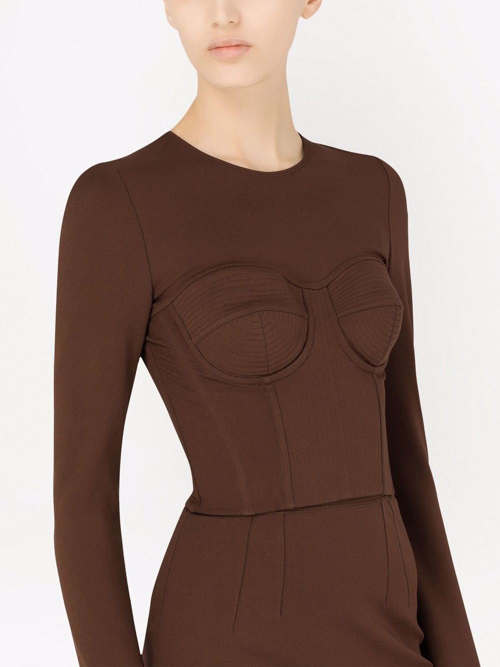 Dolce & Gabbana long-sleeve corset top - Image 5