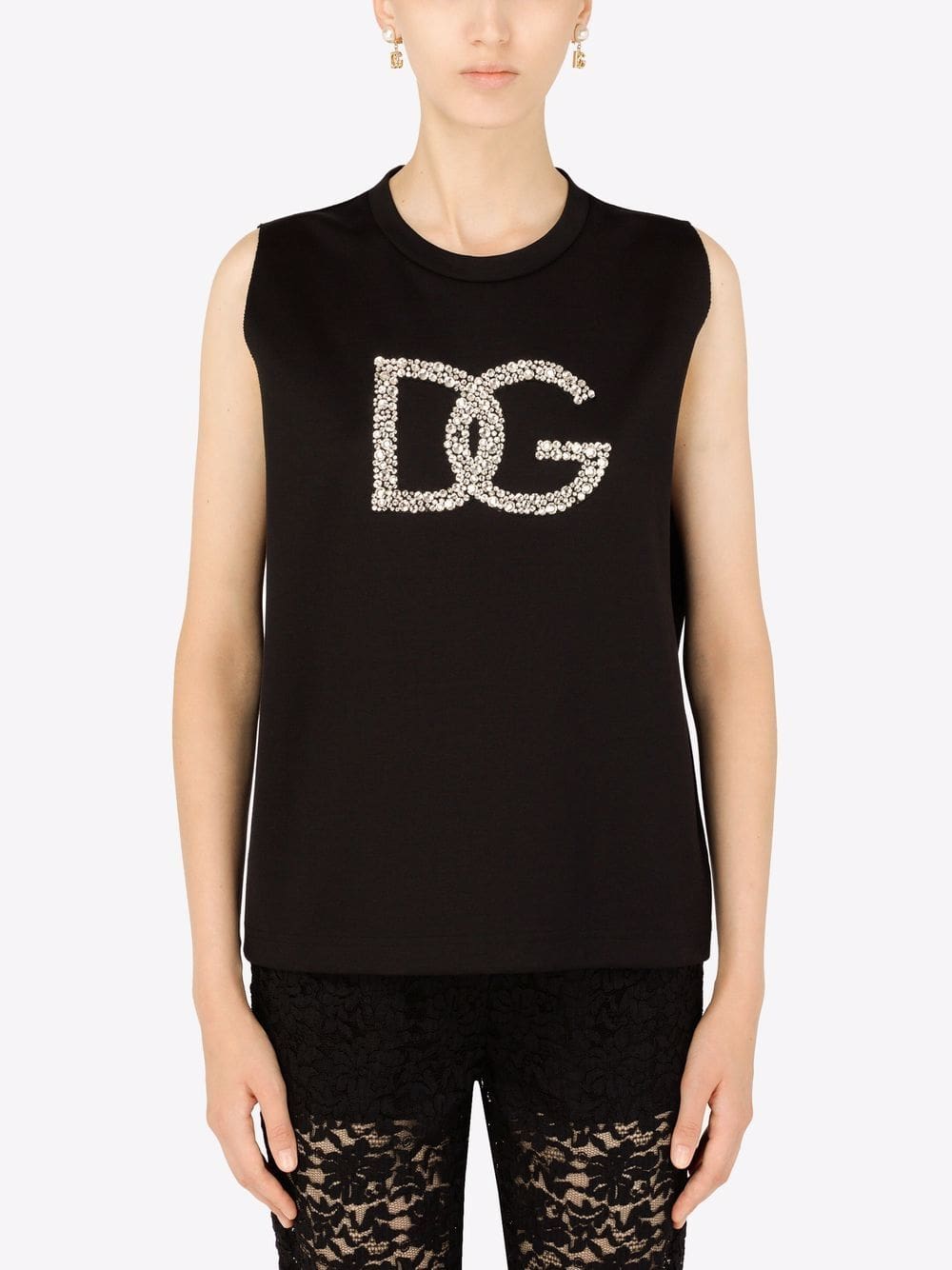 Dolce & Gabbana Interlock logo-embellished tank top - Image 3