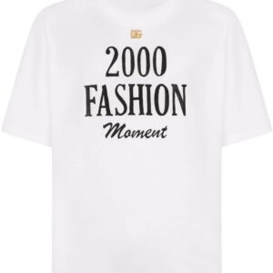 Dolce & Gabbana  DG plaque slogan print T-shirt