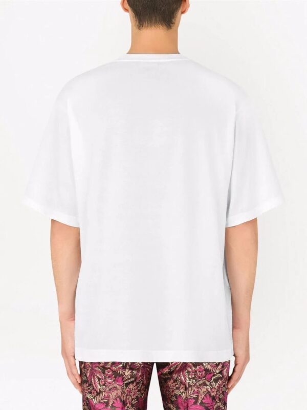 Dolce & Gabbana  DG plaque slogan print T-shirt - Image 4