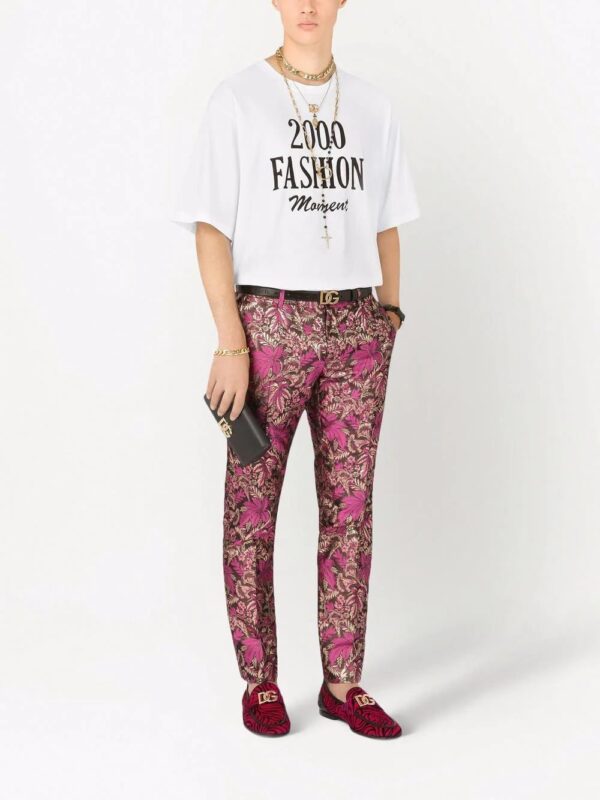 Dolce & Gabbana  DG plaque slogan print T-shirt - Image 2