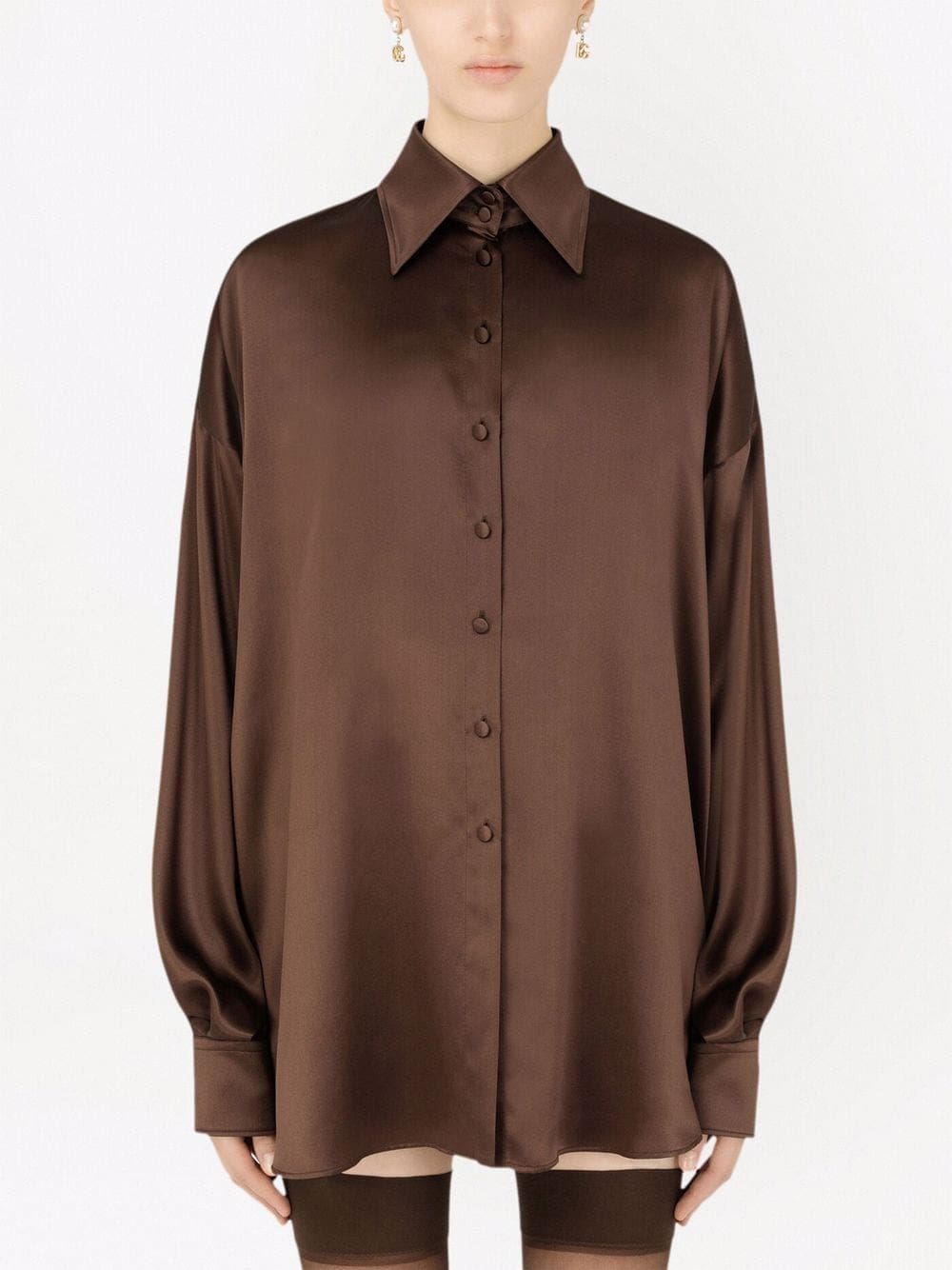 Dolce & Gabbana button-up silk shirt - Image 3