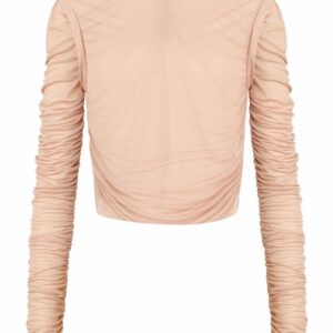 Dolce & Gabbana long-sleeve draped top