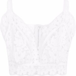 Dolce & Gabbana broderie-anglaise crop top
