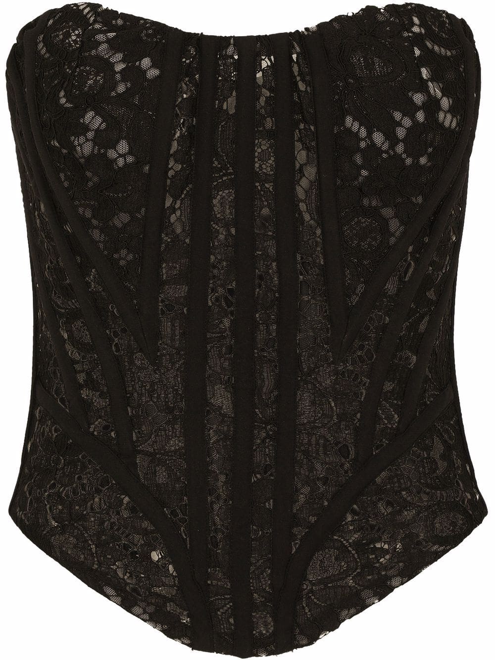 Dolce & Gabbana eyelet-detail lace bustier top