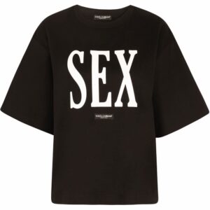 Dolce & Gabbana Sex drop-shoulder T-shirt