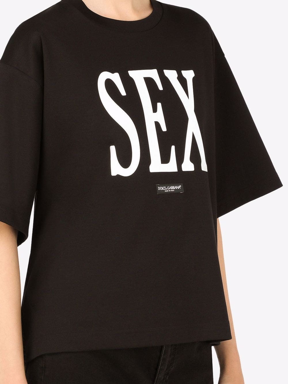 Dolce & Gabbana Sex drop-shoulder T-shirt - Image 5