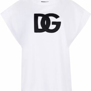 Dolce & Gabbana Interlock logo-patch T-shirt