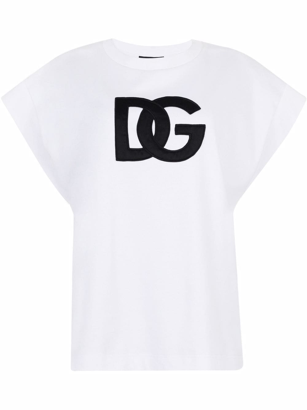 Dolce & Gabbana Interlock logo-patch T-shirt