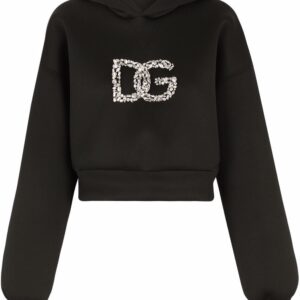 Dolce & Gabbana DG-logo cropped hoodie