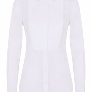 Dolce & Gabbana stretch-poplin tuxedo shirt