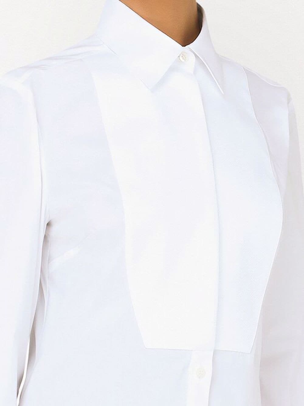Dolce & Gabbana stretch-poplin tuxedo shirt - Image 5