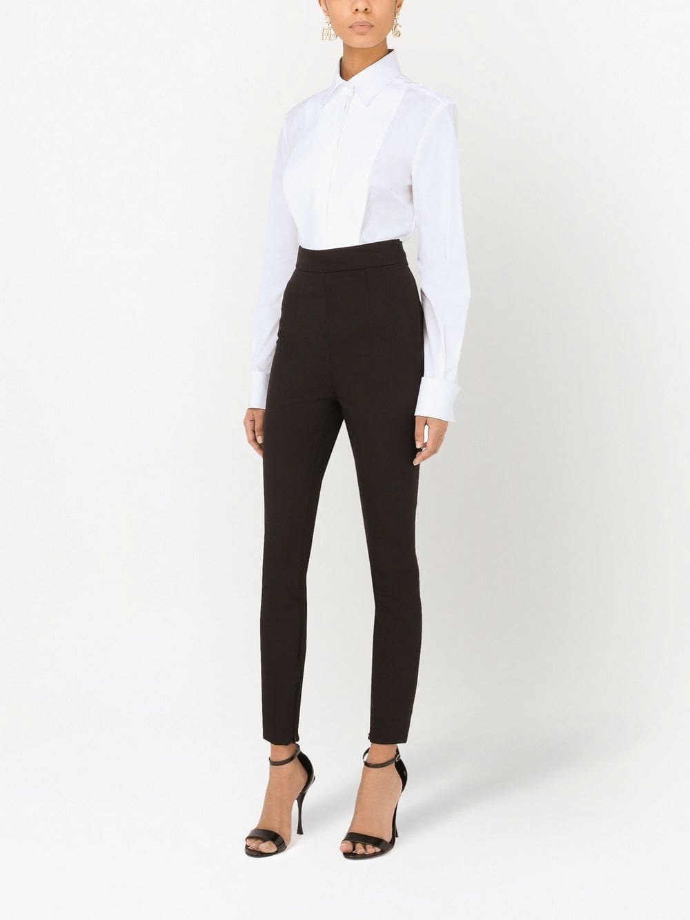 Dolce & Gabbana stretch-poplin tuxedo shirt - Image 2