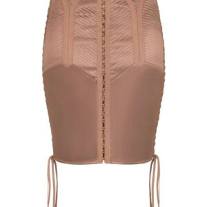 Dolce & Gabbana  high-waisted lace-up skirt