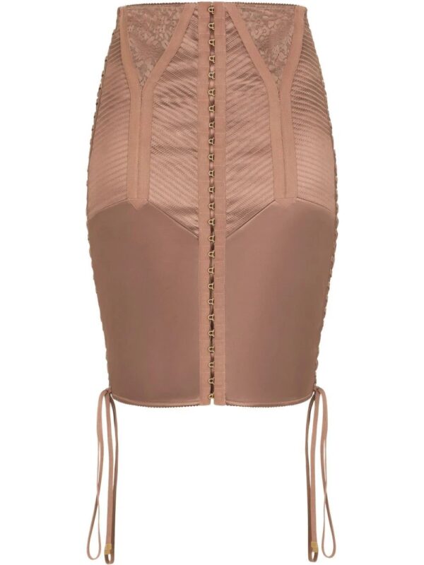 Dolce & Gabbana  high-waisted lace-up skirt