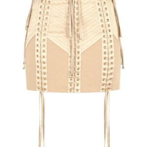 Dolce & Gabbana  high-waisted lace-up skirt