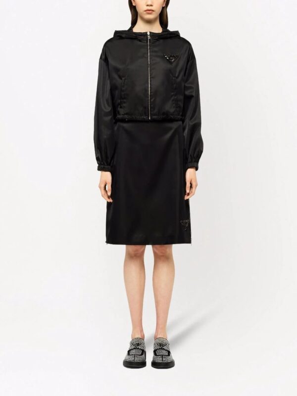 Prada  Re-Nylon A-line midi skirt - Image 2