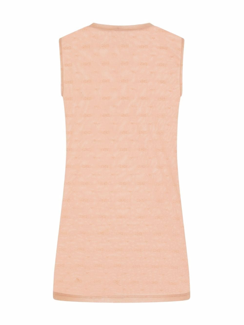 Dolce & Gabbana semi-sheer logo embroidered tank top - Image 3