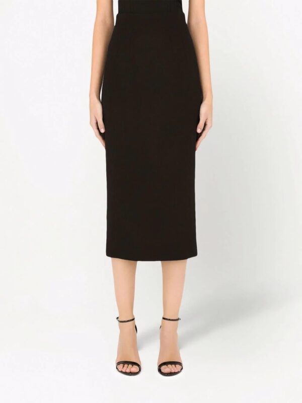 Dolce & Gabbana  fitted virgin wool skirt - Image 3
