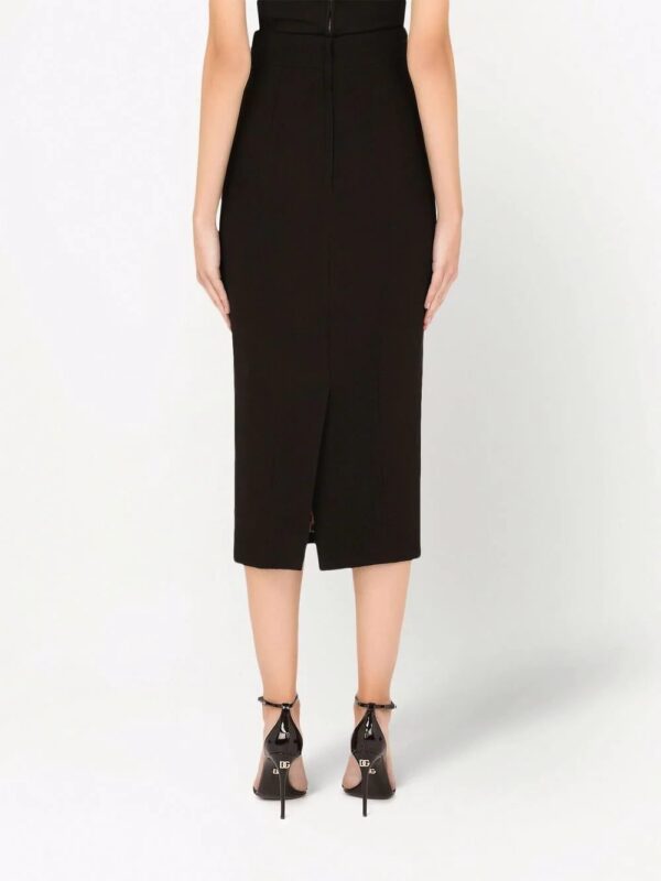 Dolce & Gabbana  fitted virgin wool skirt - Image 4
