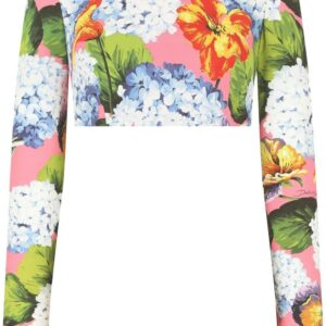 Dolce & Gabbana floral print cropped top