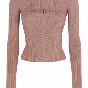 Dolce & Gabbana cut-out corset jumper
