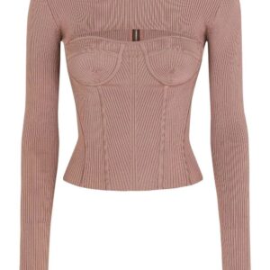 Dolce & Gabbana corset-style cut-out top
